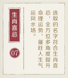 海安起名流程七